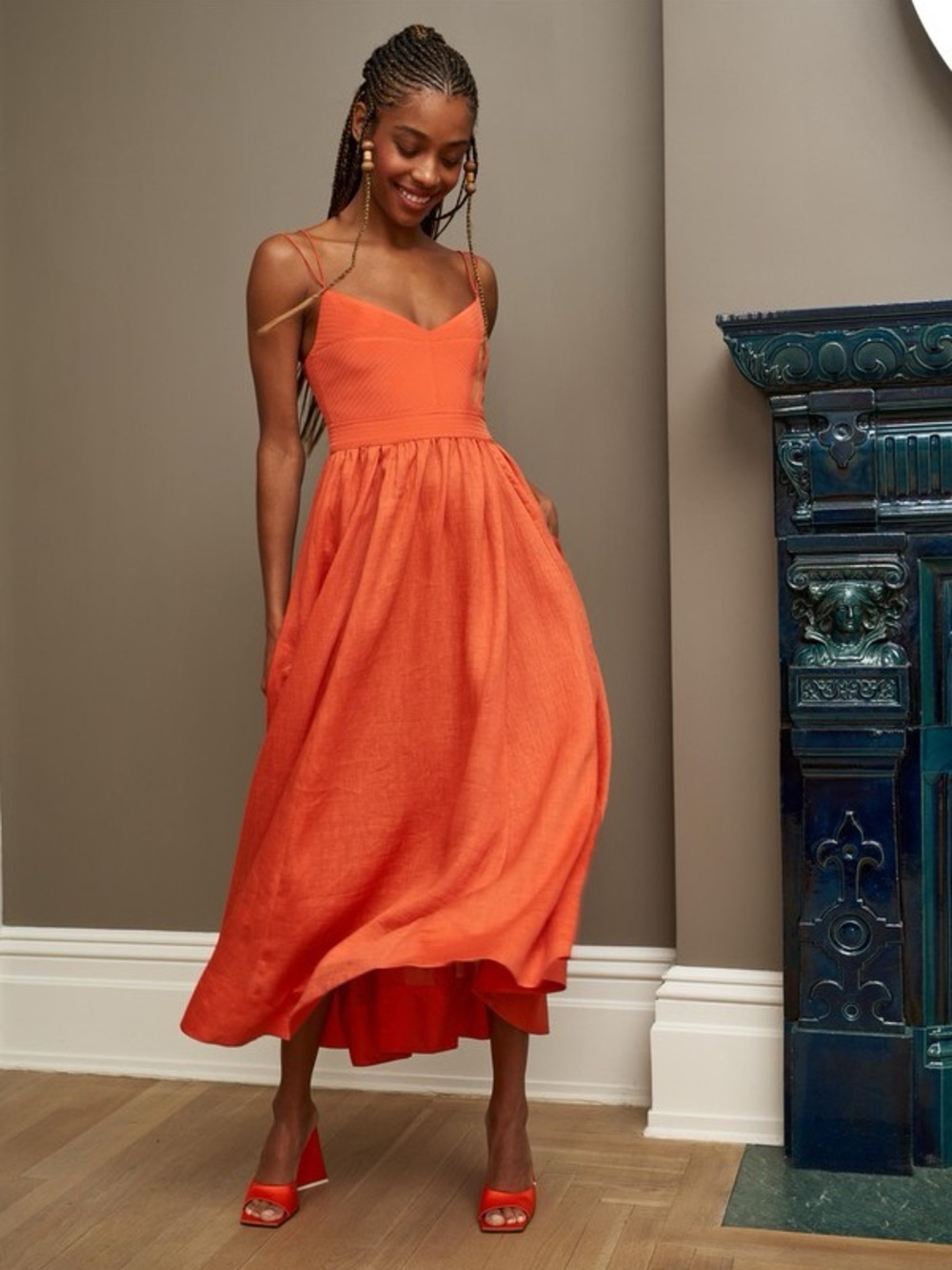 LA LIGNE ORANGE DRESS